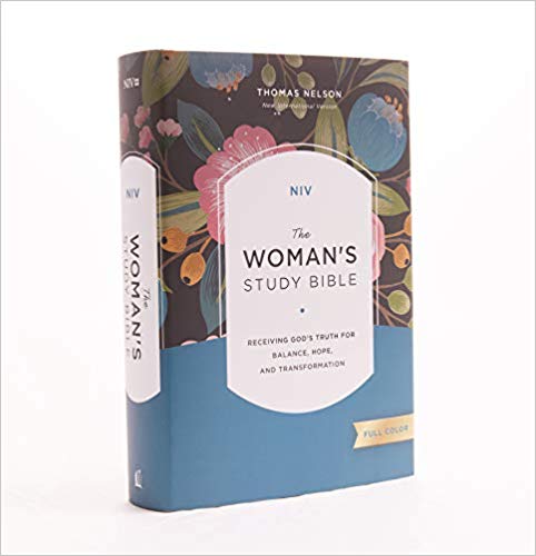 NIV, The Woman's Study Bible, Hardcover, Full-Color: Receiving God's Truth for Balance, Hope, and Transformation Hardcover – January by Thomas Nelson
