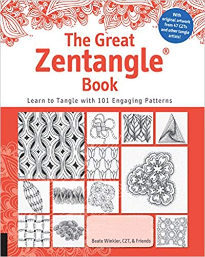 The Great Zentangle Book: Learn to Tangle with 101 Favorite Patterns Paperback – September by Beate Winkler