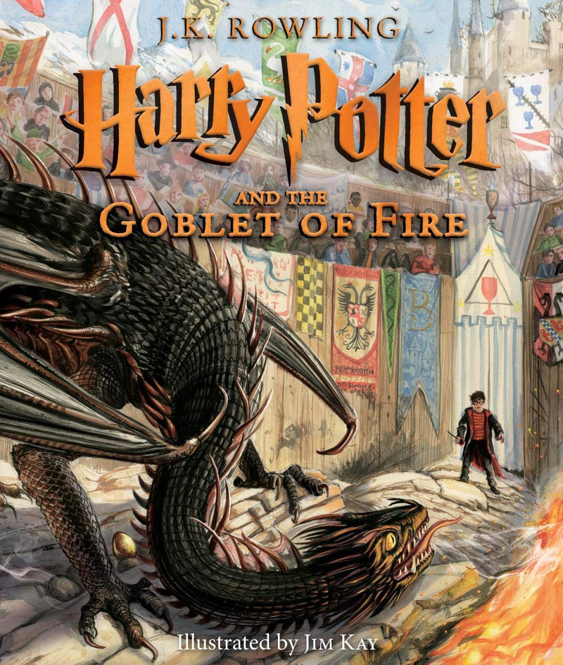 Harry Potter and the Goblet of Fire: The Illustrated Edition Hardcover – Illustrated, October by J. K. Rowling