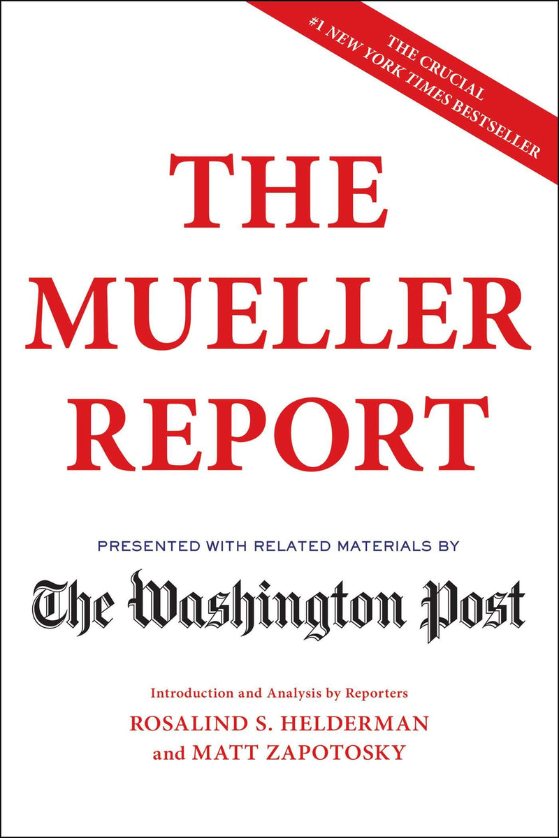 The Mueller Report Paperback  by The Washington Post