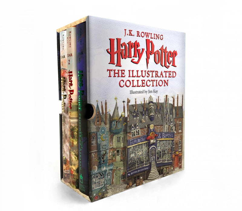 Harry Potter: The Illustrated Collection (Books 1-3 Boxed Set) Hardcover – Illustrated, September by J.K. Rowling