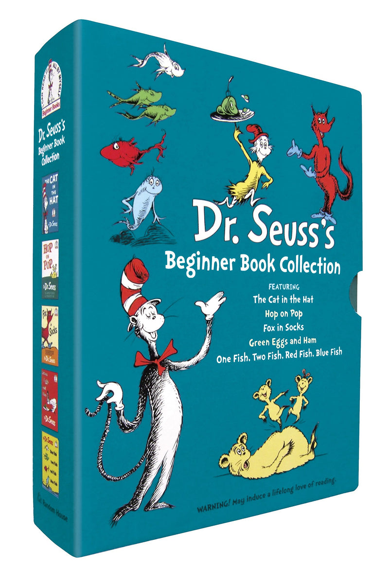 Dr. Seuss's Beginner Book Collection (Cat in the Hat, One Fish Two Fish, Green Eggs and Ham, Hop on Pop, Fox in Socks) Hardcover – Box set, September by Seuss