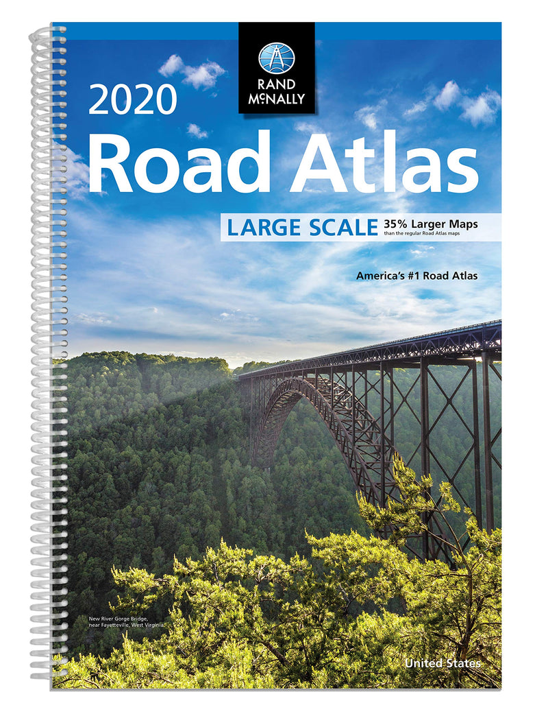 Rand McNally 2020 Large Scale Road Atlas Spiral-bound – April by Rand McNally