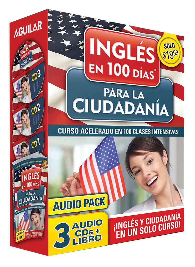 Curso de Inglés en 100 días para la ciudadanía / Prepare for Citizenship with English in 100 Days for Citizenship Audio Pack: Curso acelerado en 100 clases intensivas (Ingles en 100 Dias) Paperback – December by Inglés en 100 días
