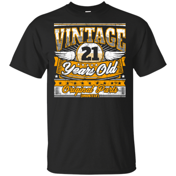 Funny 21th Birthday Vintage 21 Years Old
