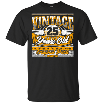 Funny 25th Birthday Vintage 25 Years Old