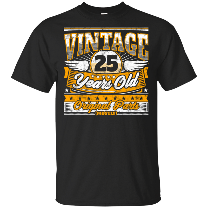 Funny 25th Birthday Vintage 25 Years Old
