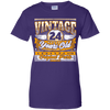 Funny 24th Birthday Vintage 24 Years Old