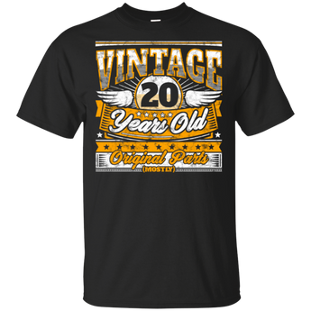 Funny 20th Birthday Vintage 20 Years Old
